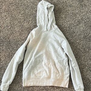 Athleta Girl Speckled Gray Hoodie